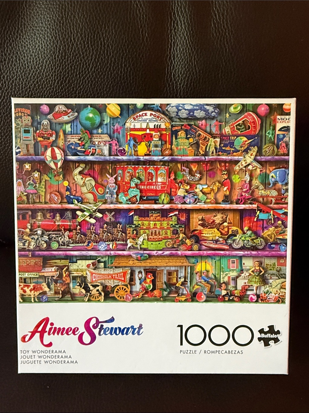Aimee Stewart Buffalo Toy Wonderama jigsaw  Puzzle complete.  1000 pieces